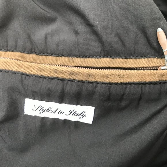 Aigner Men Jacket Brown Style in Italy Front Zippe - Picture 12 of 13